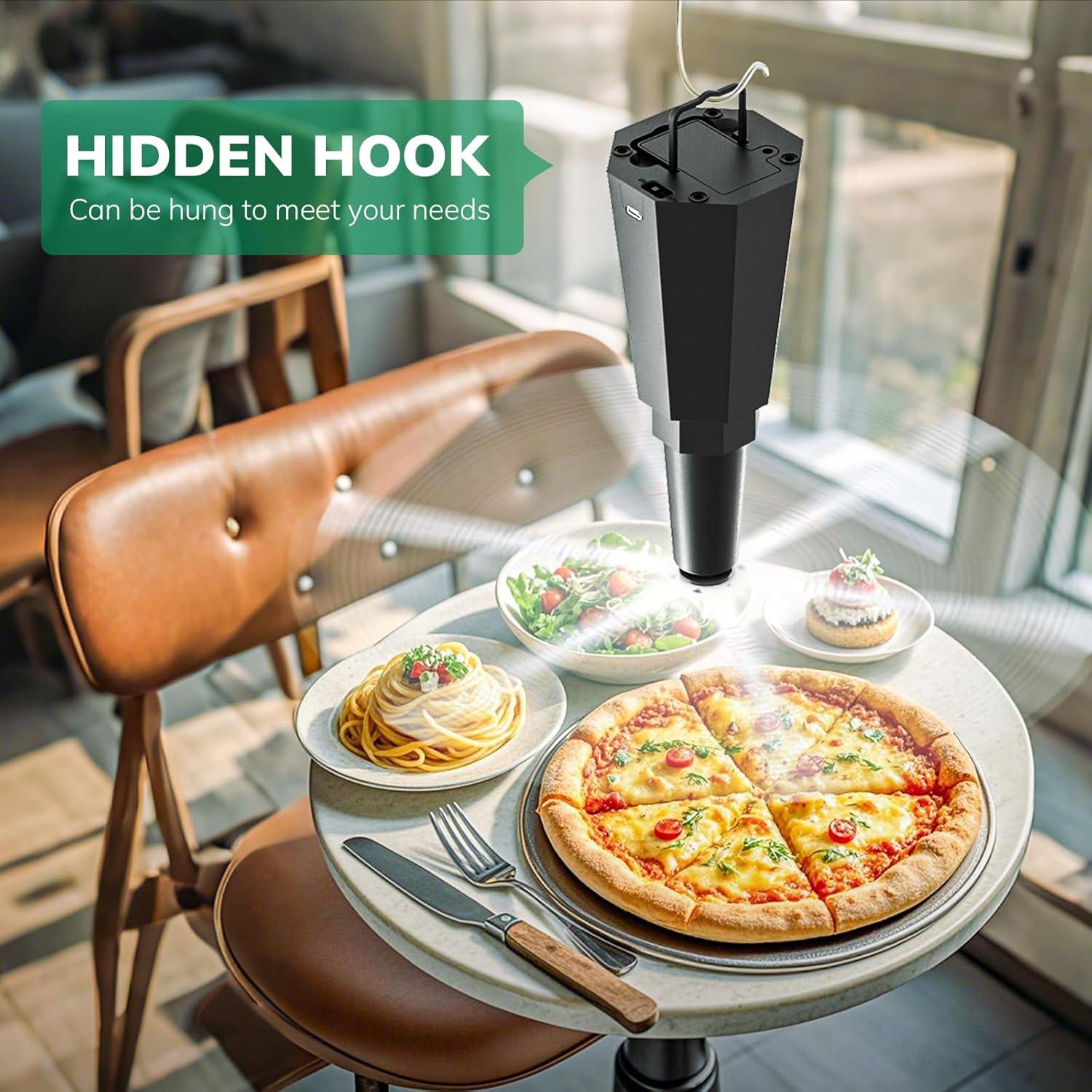 Ventiladores Recargables Grete Gotye 4PC Negro Plegables