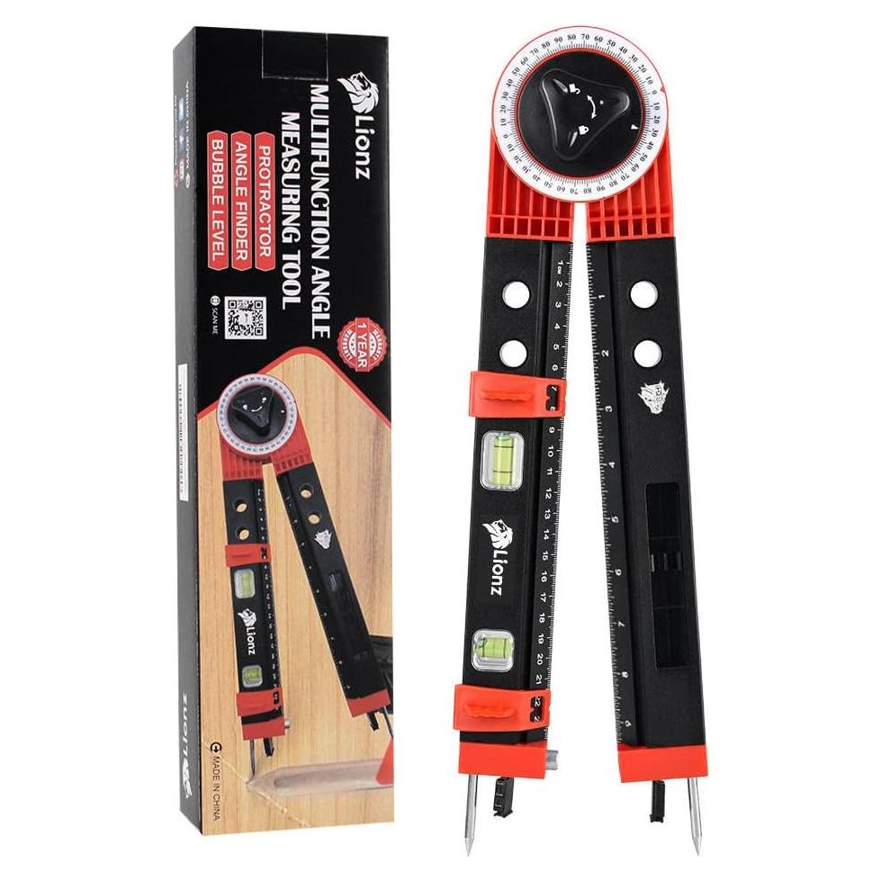 Transportador de Inglete Multifuncional Lionz 36.3 cm con Nivel