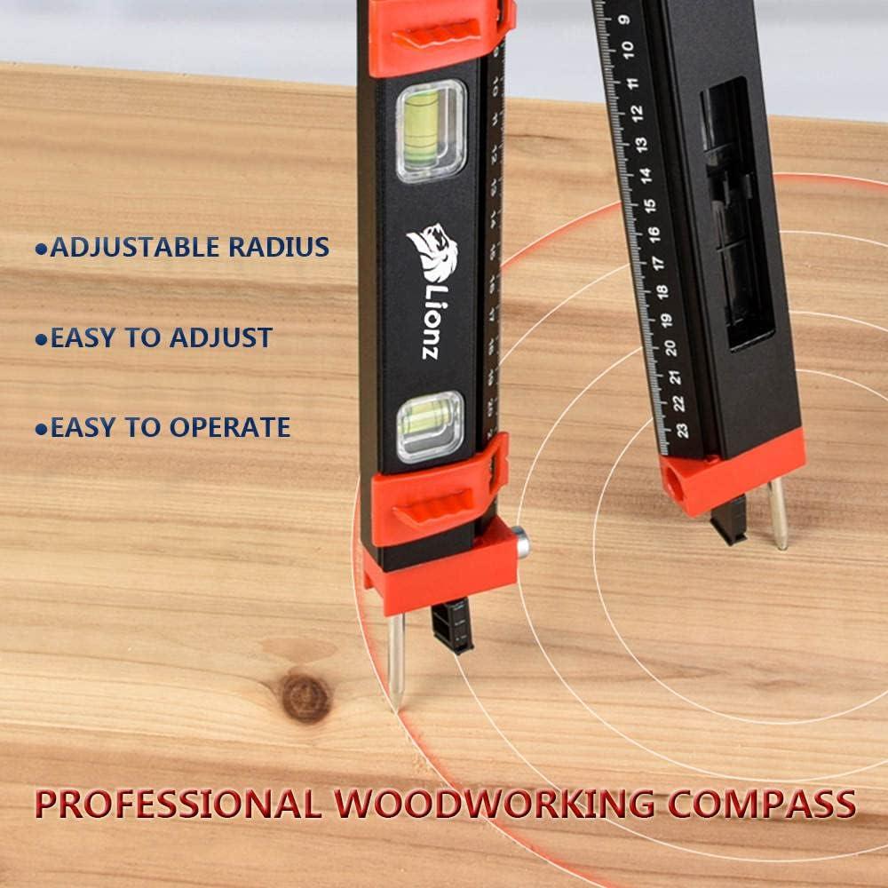 Transportador de Inglete Multifuncional Lionz 36.3 cm con Nivel