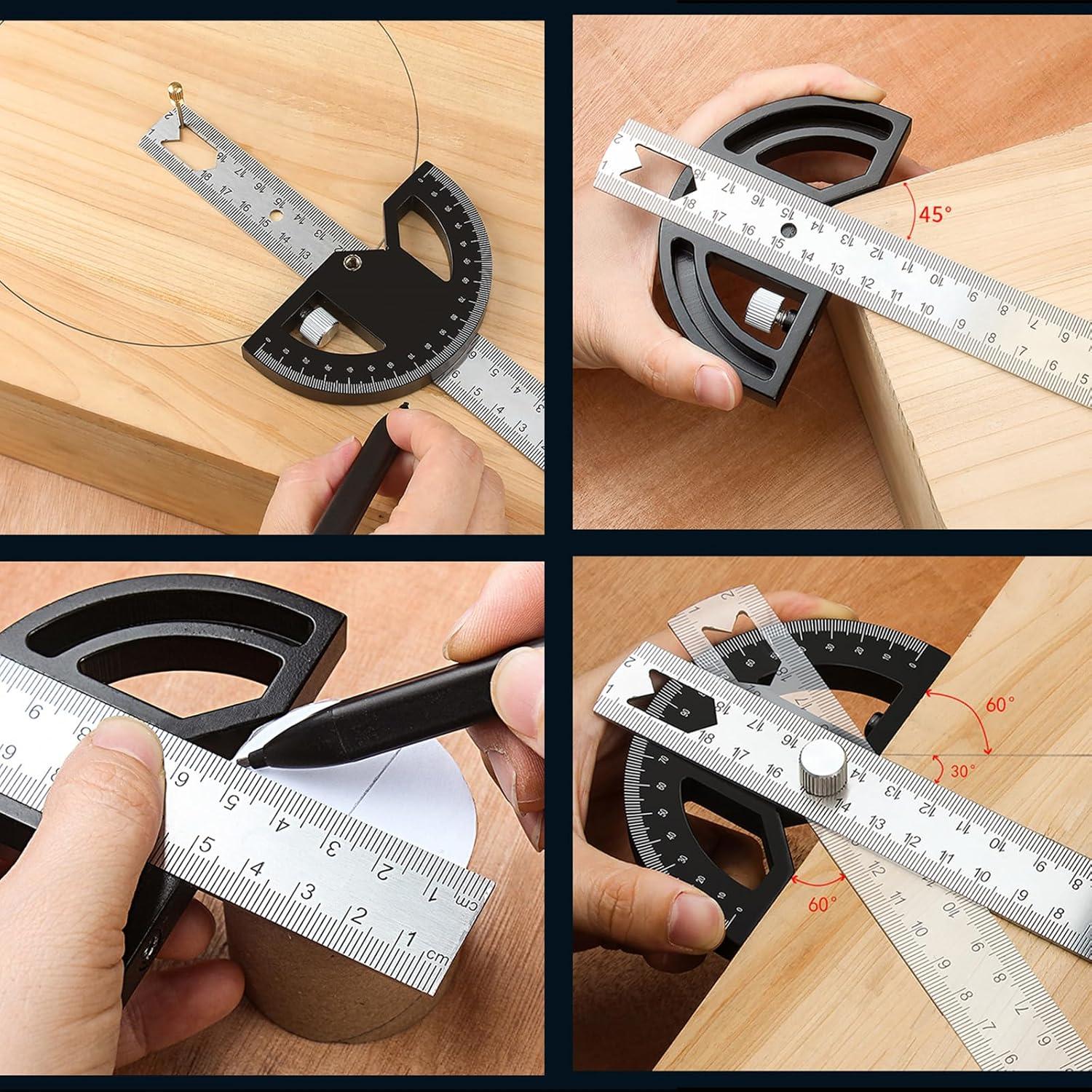 Buscador de Ángulo Ajustable Tptodol 30.48cm Aluminio