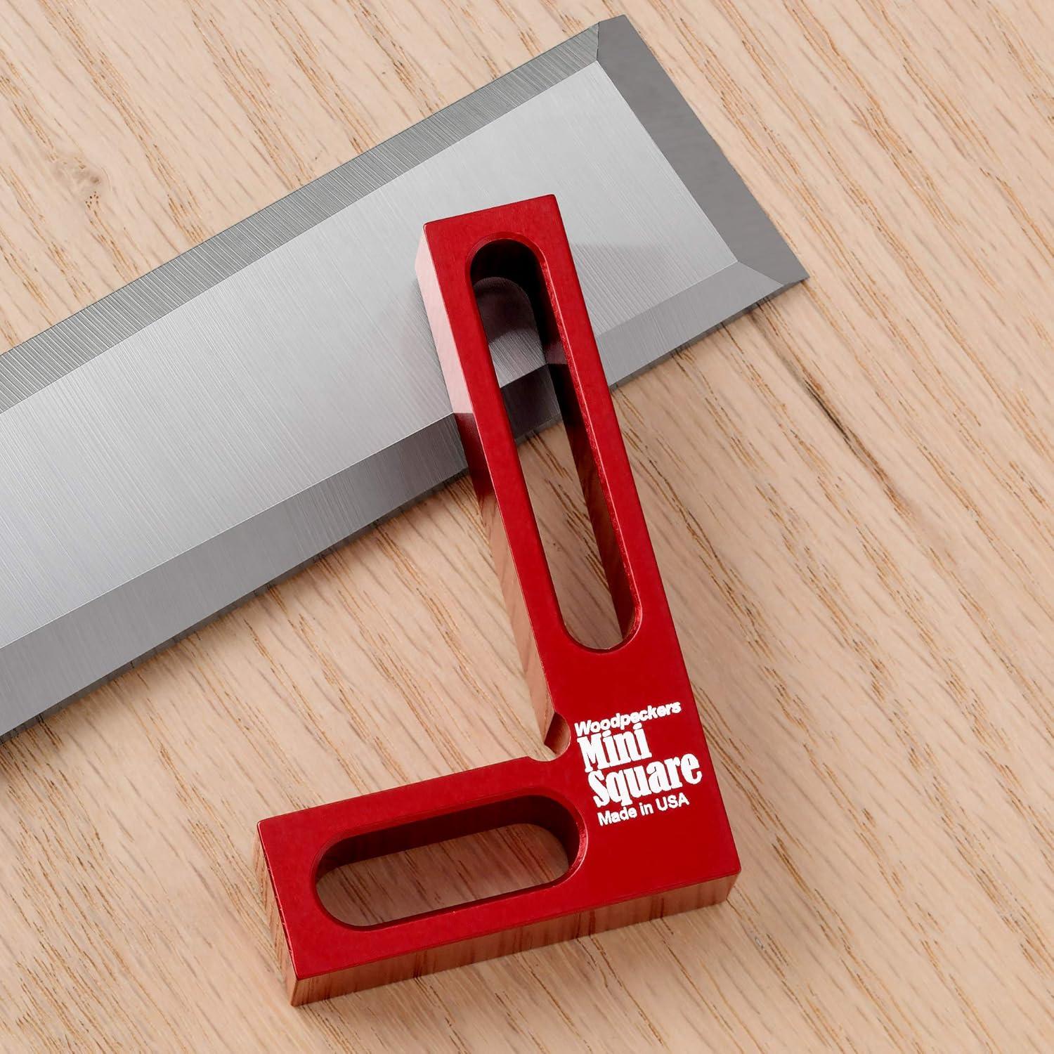 Mini Cuadrado Woodpeckers - Herramienta de Carpintería 8.26x6.35cm