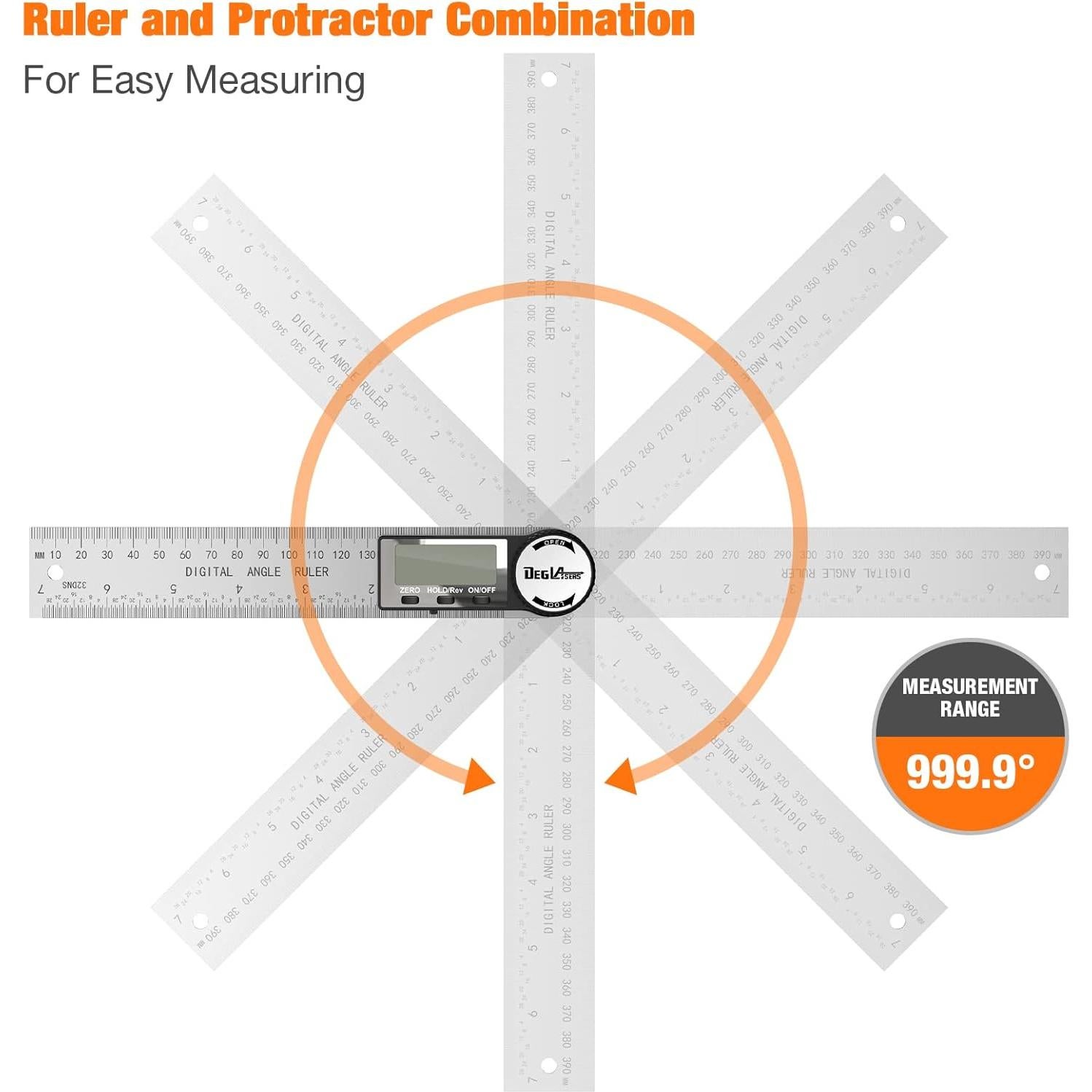 Transportador Digital DEGLASERS 400mm Acero Inoxidable LCD