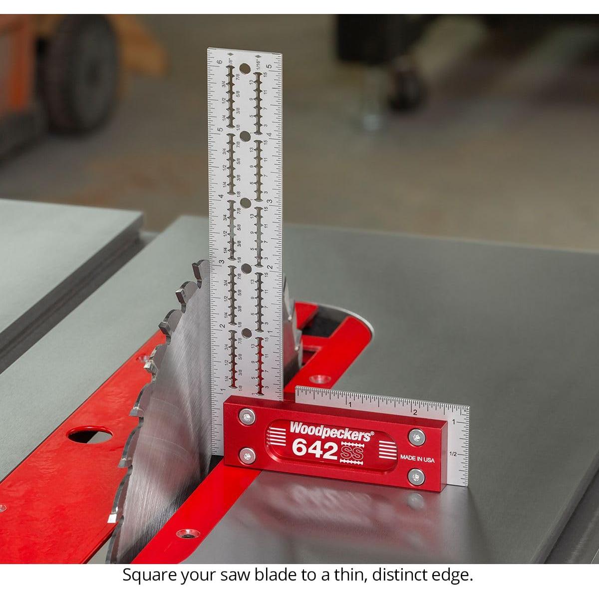 Escuadra de Carpintería Woodpeckers 30.48 cm Acero Inoxidable