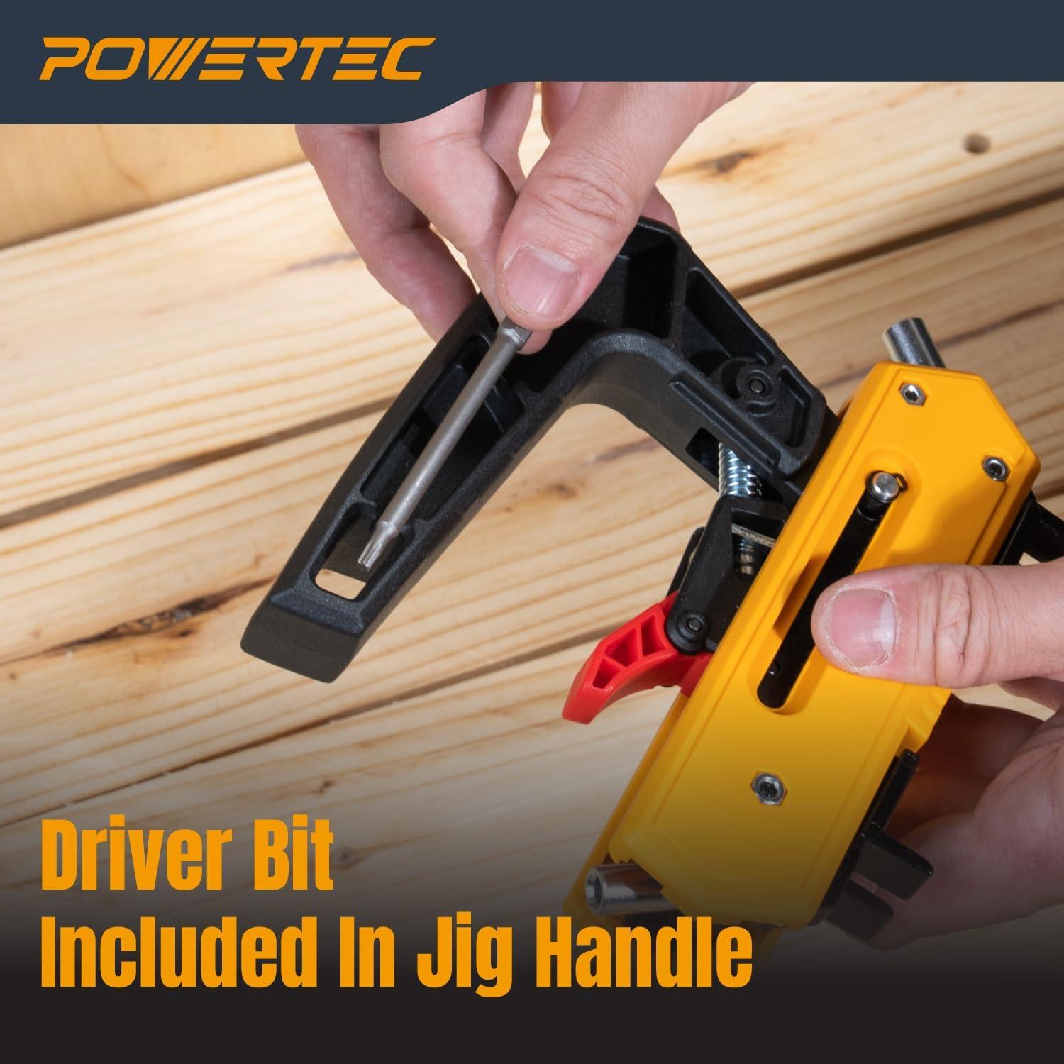 Jig de Tornillo de Deck POWERTEC 72184 con Espaciadores Ajustables