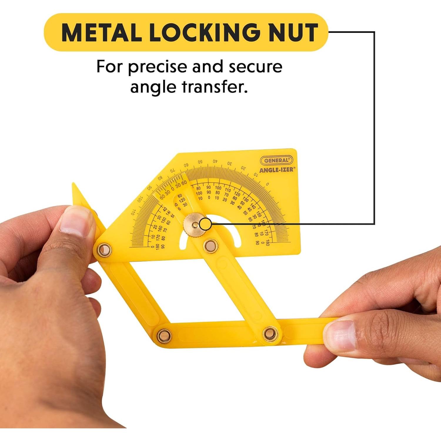 Transportador de Plástico Herramienta General 29 - Medición de Ángulos 0° a 180°