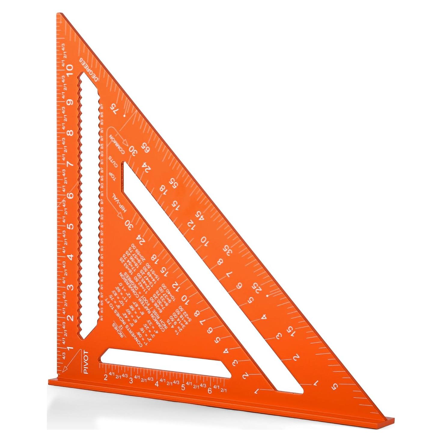 Escuadra de Techo de Aluminio 30cm QualiapeX - Herramienta de Medición