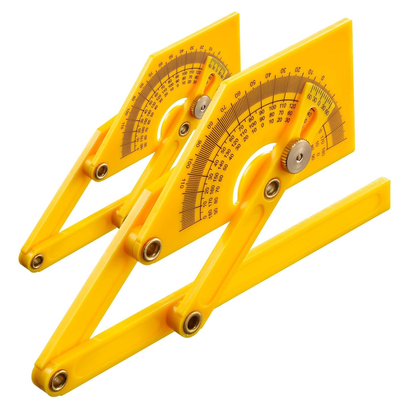 2 Transportadores de Ángulo Ajustables SYFLHYP 0°-180°