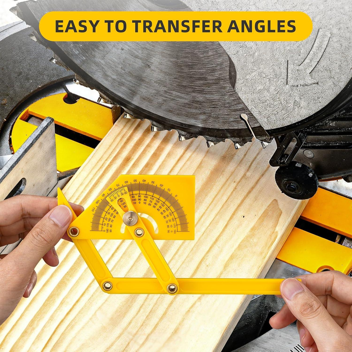 2 Transportadores de Ángulo Ajustables SYFLHYP 0°-180°