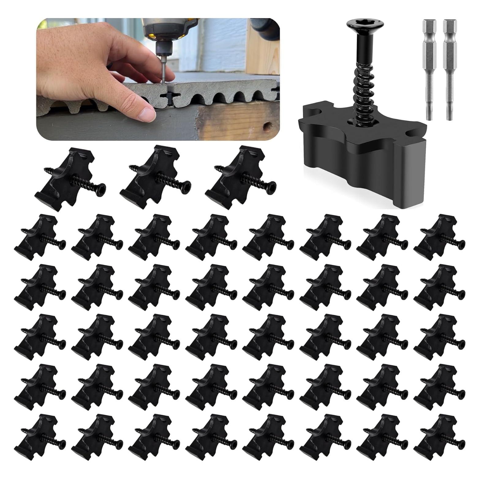 Sujetadores Ocultos para Deck de Composite NAXVIO 600 Pcs