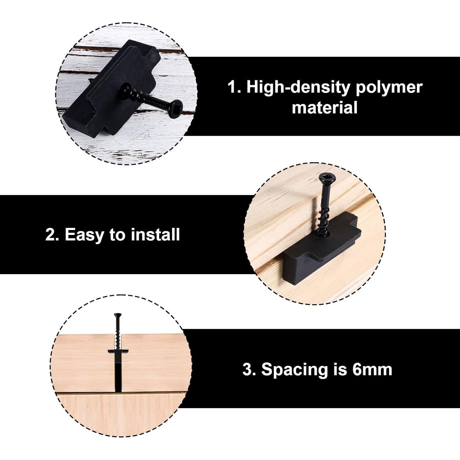 600 Sujetadores Ocultos para Decks Compuestos Diegimr con Brocas