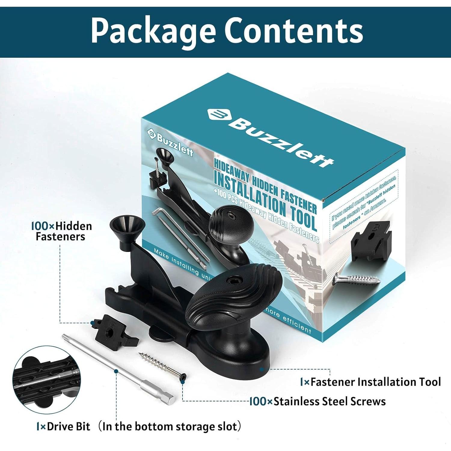 Herramienta de Instalación de Sujetadores Ocultos 3 BUZZLETT