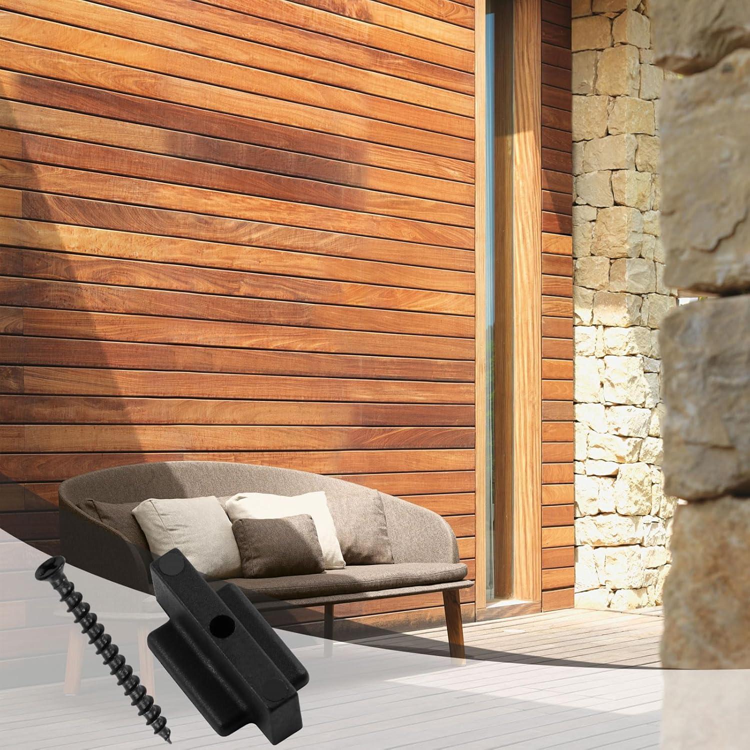 Clips de Sujetadores Ocultos Polifish 100Pcs Nylon Negro