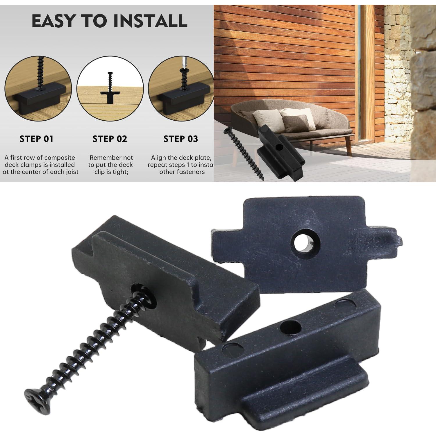 Clips de Sujetador Oculto Heyous 30PCS Nylon Metal Negro