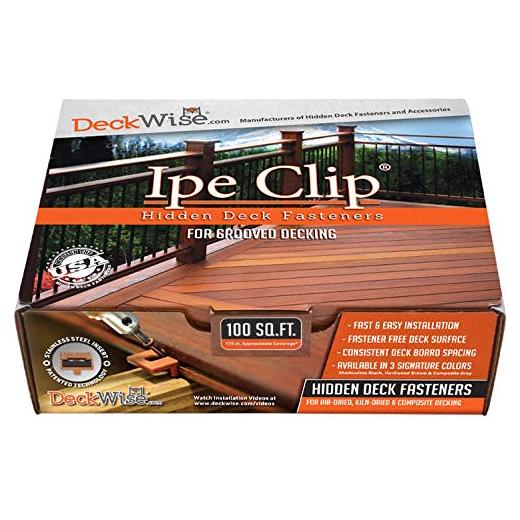 Sujetadores Ocultos DeckWise Ipe Clip Extreme S 175 Unidades