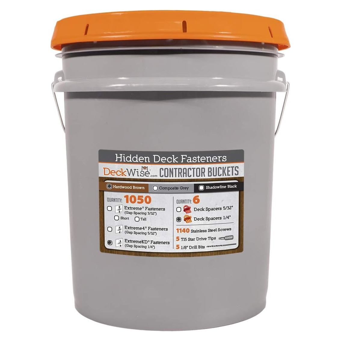 Clip Ipe EXTREMEKD DeckWise Marrón - Sujetadores Ocultos 1050 Piezas