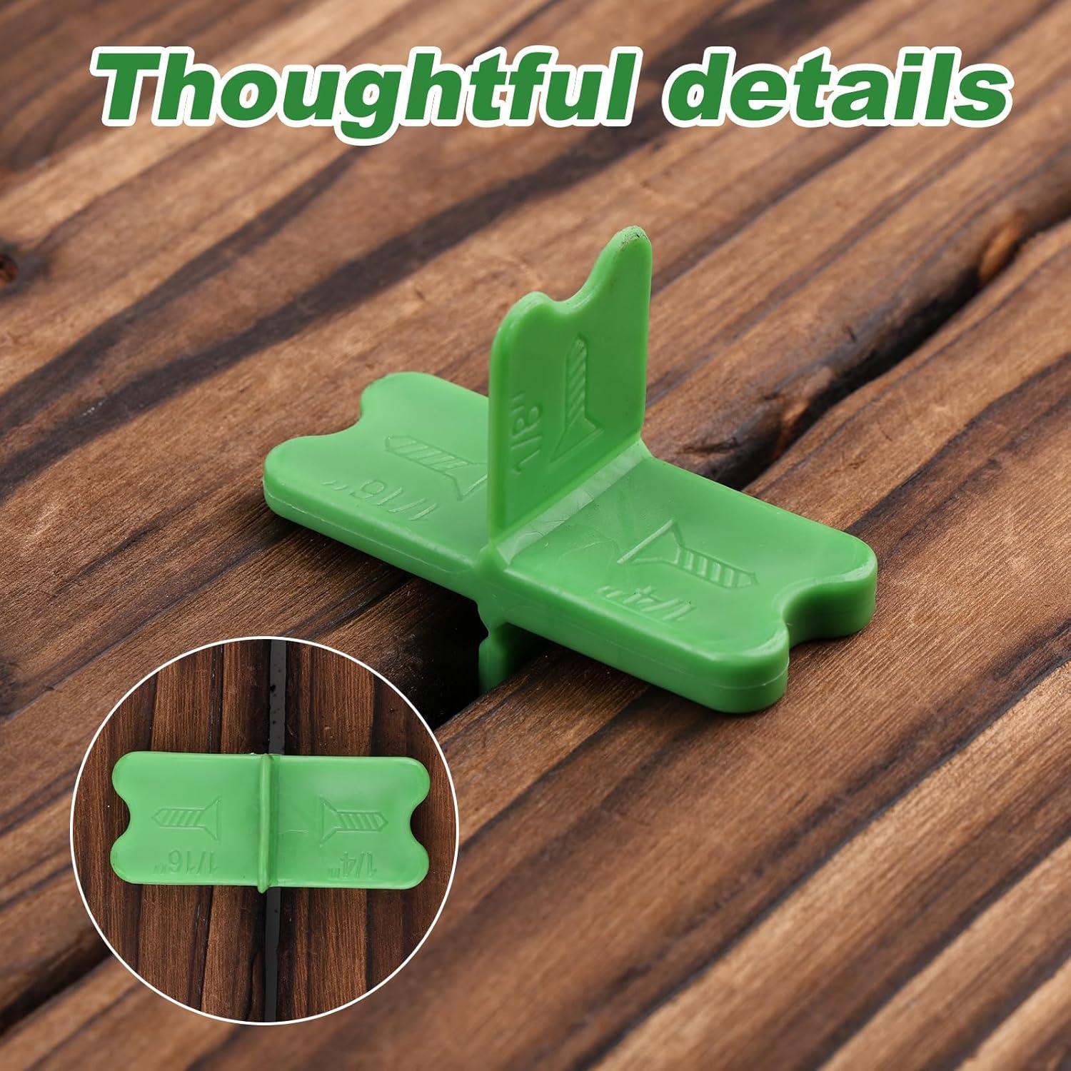 Espaciadores de Tablero de Cubierta ABS BOXOB 4 Piezas 1-4 cm