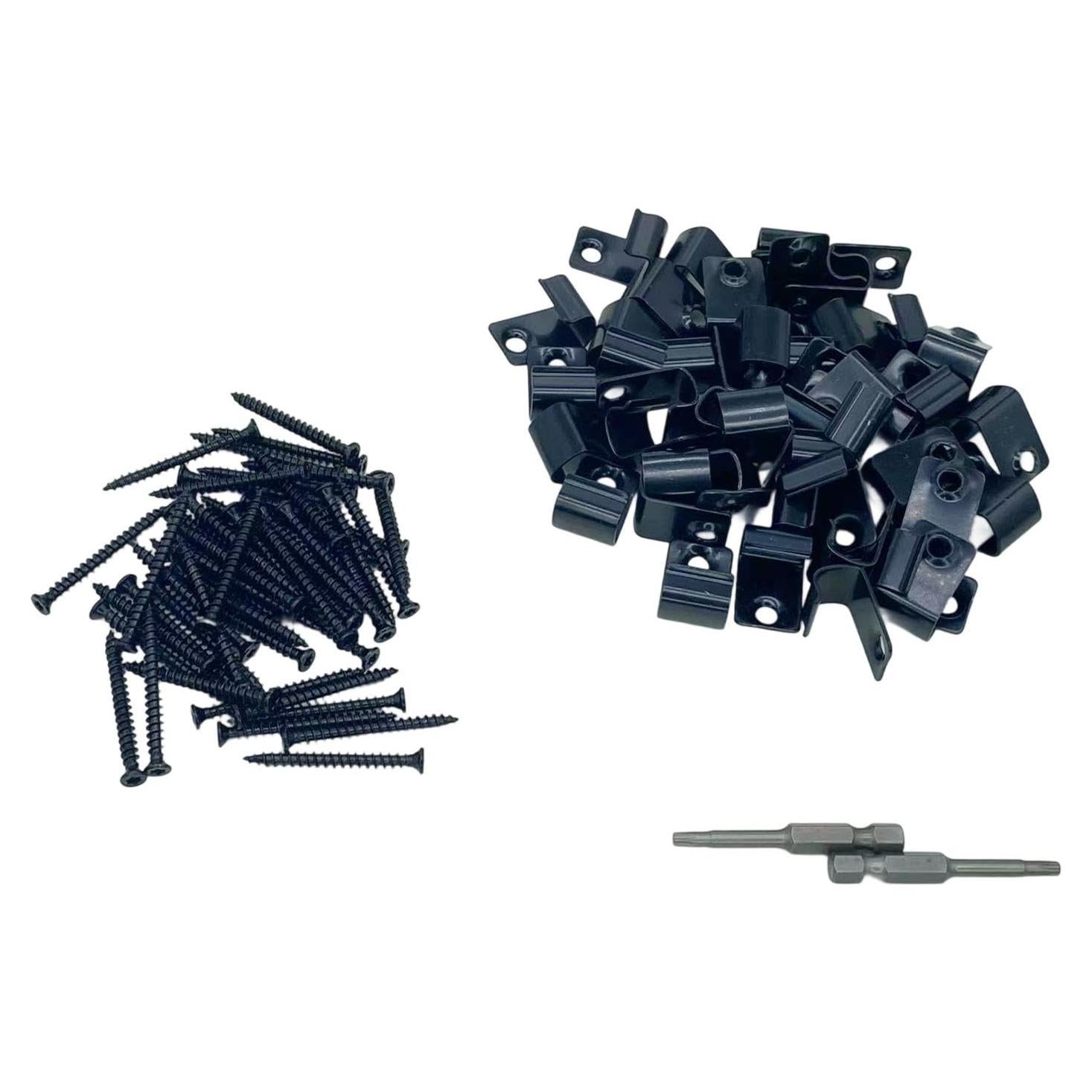 Clips de Inicio Universales EUHMUOD con 50 Tornillos Torx de Acero Inoxidable