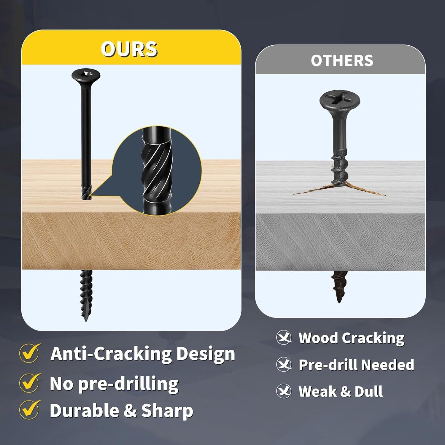 Tornillos para Deck FIXLINK #14 x 15.24 cm, 50pcs, Resistente a Oxidación
