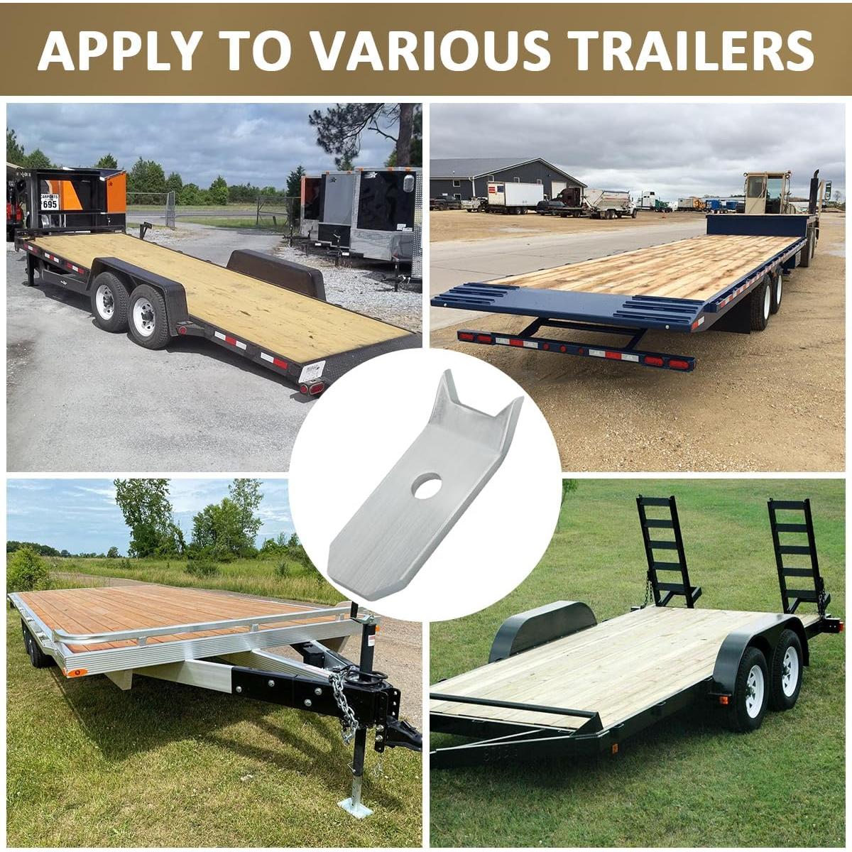 48 Clips de Sujeción para Suelo de Remolque SAQXK Acero