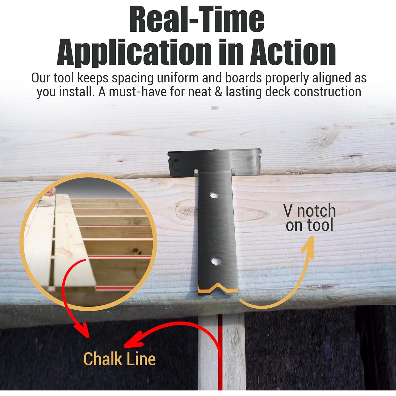 Herramienta de Espaciado Plank Rite 2 Paquetes para Deck 6"