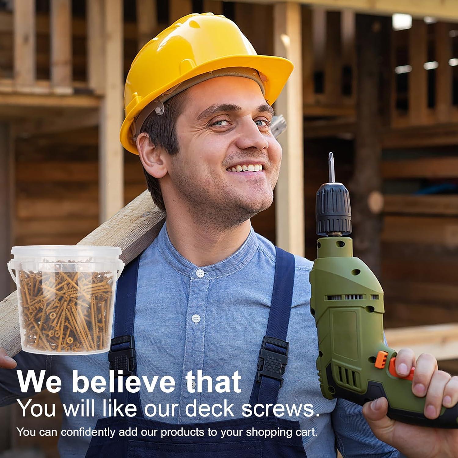 Tornillos para Deck Bobibbi #10 x 63.5 mm T25 Estrella Beige