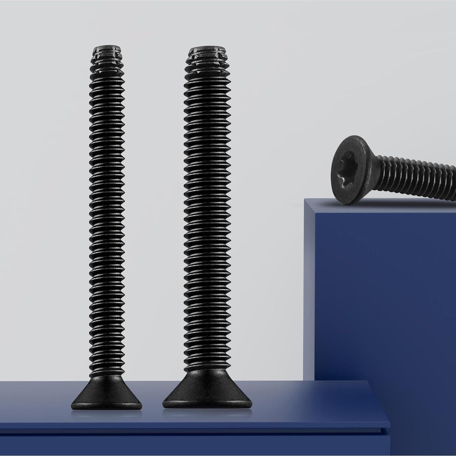 60 Tornillos Autoperforantes BNUOK 5/16-18 x 6.35 cm para Remolque