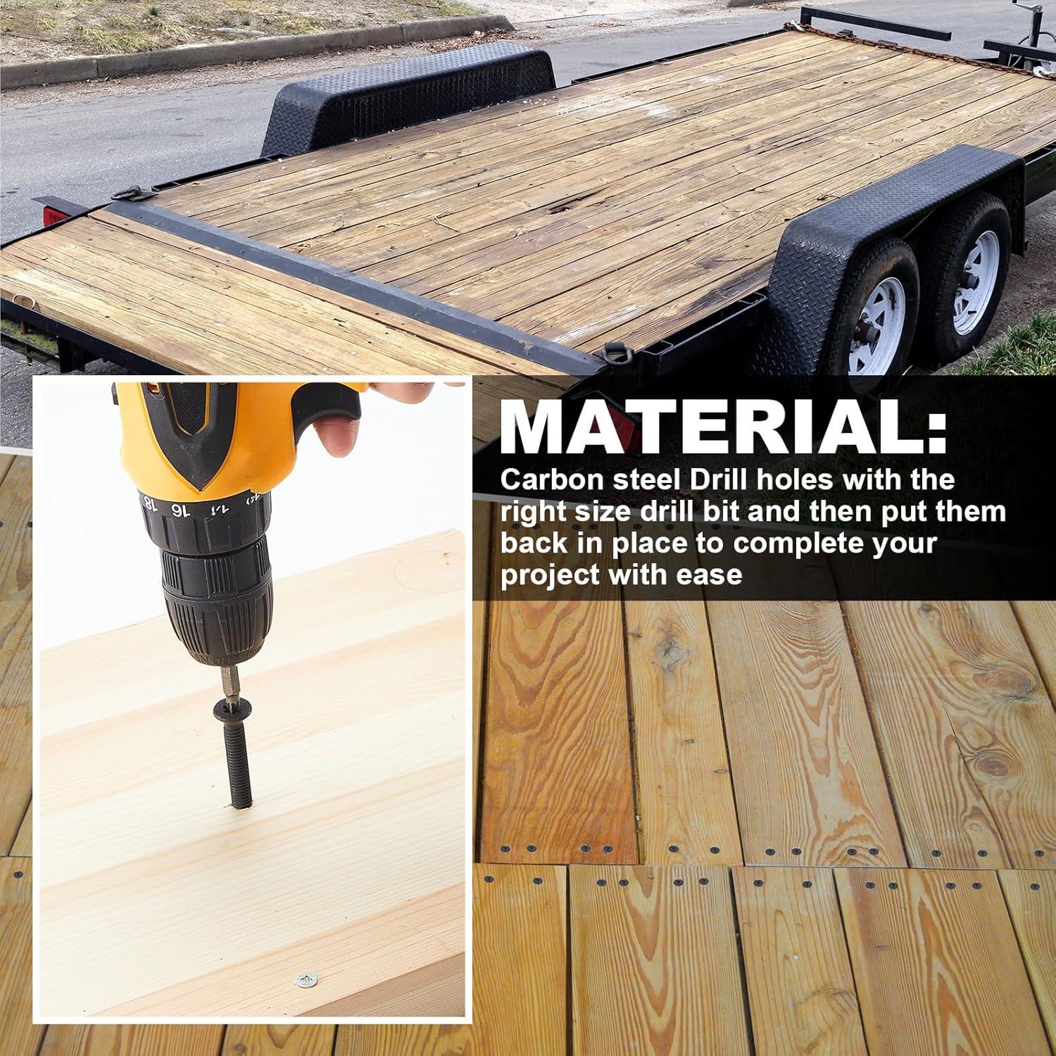 Tornillos Autoperforantes Blulu 200 Piezas 5/16-18 x 7.94 cm