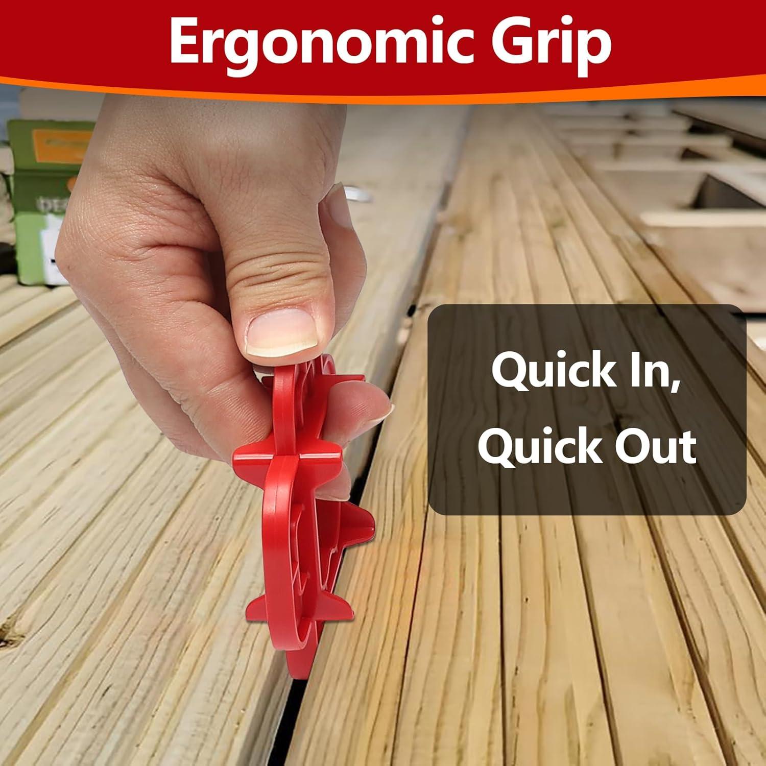 Espaciadores de Deck 4-en-1 TOHLIX - 6 Piezas Multi-Tamaño