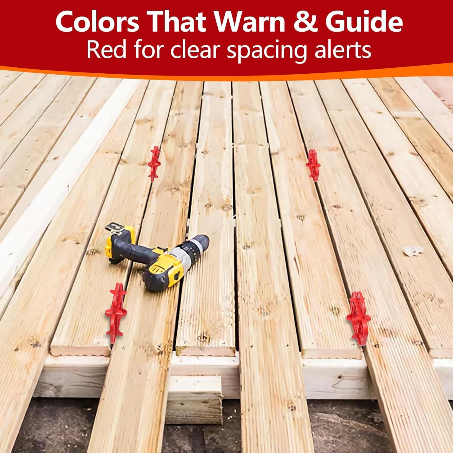 Espaciadores de Deck 4-en-1 TOHLIX - 6 Piezas Multi-Tamaño