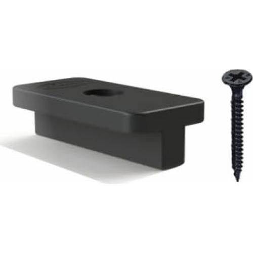 200 Clips T de Decking Compuesto Valdern con Tornillos M4x35