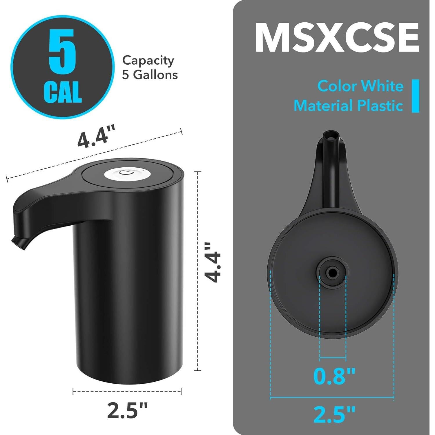 Dispensador de Agua Automático Msxcse 5 Galones USB
