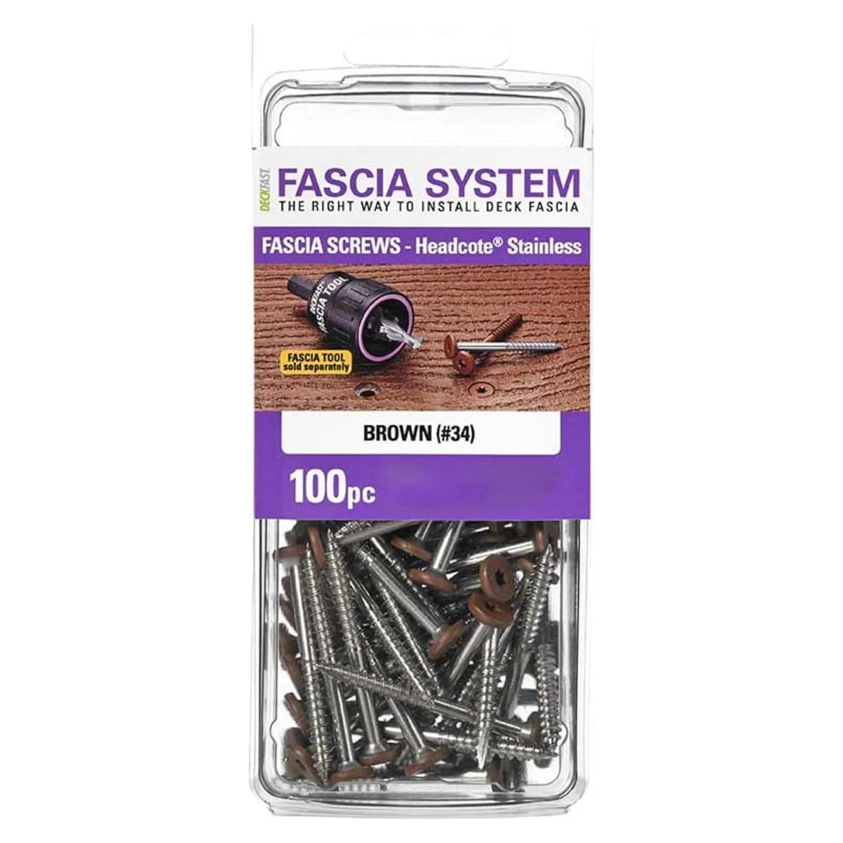 Tornillos para Deck #10 x 4.45 cm Starborn Marrón - 100 Pzas