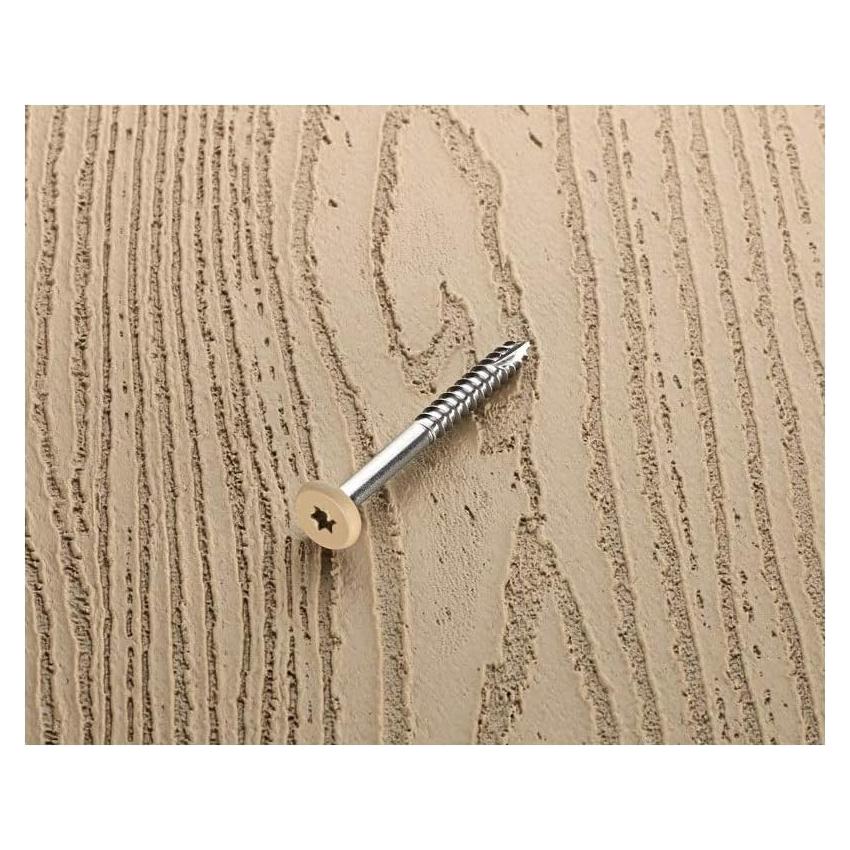 Tornillos de Fascia Starborn 64 Arena 9 x 4.76 cm Acero Inoxidable - 100 Pzas