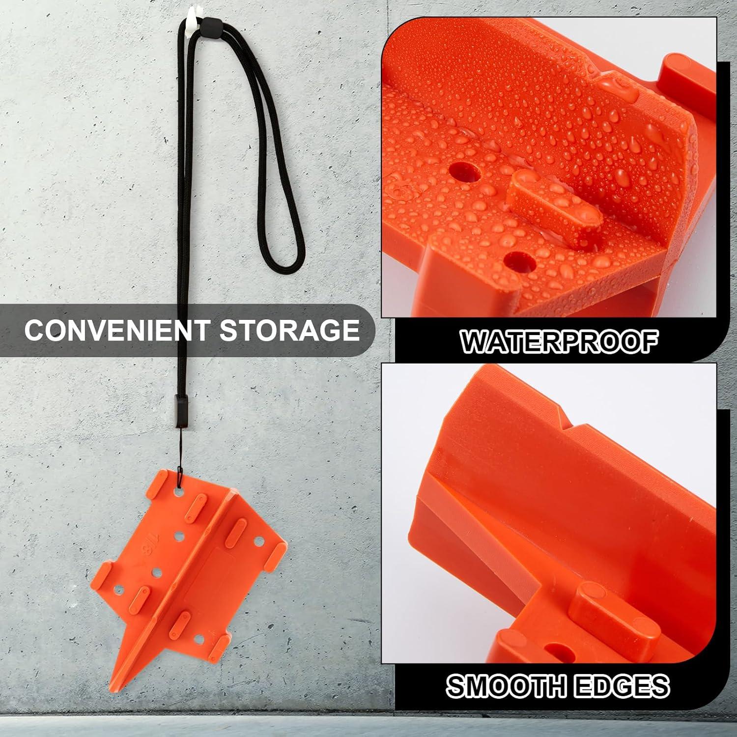 4 Espaciadores de Deck Naranja CroBlissful 1/8" y 3/16"