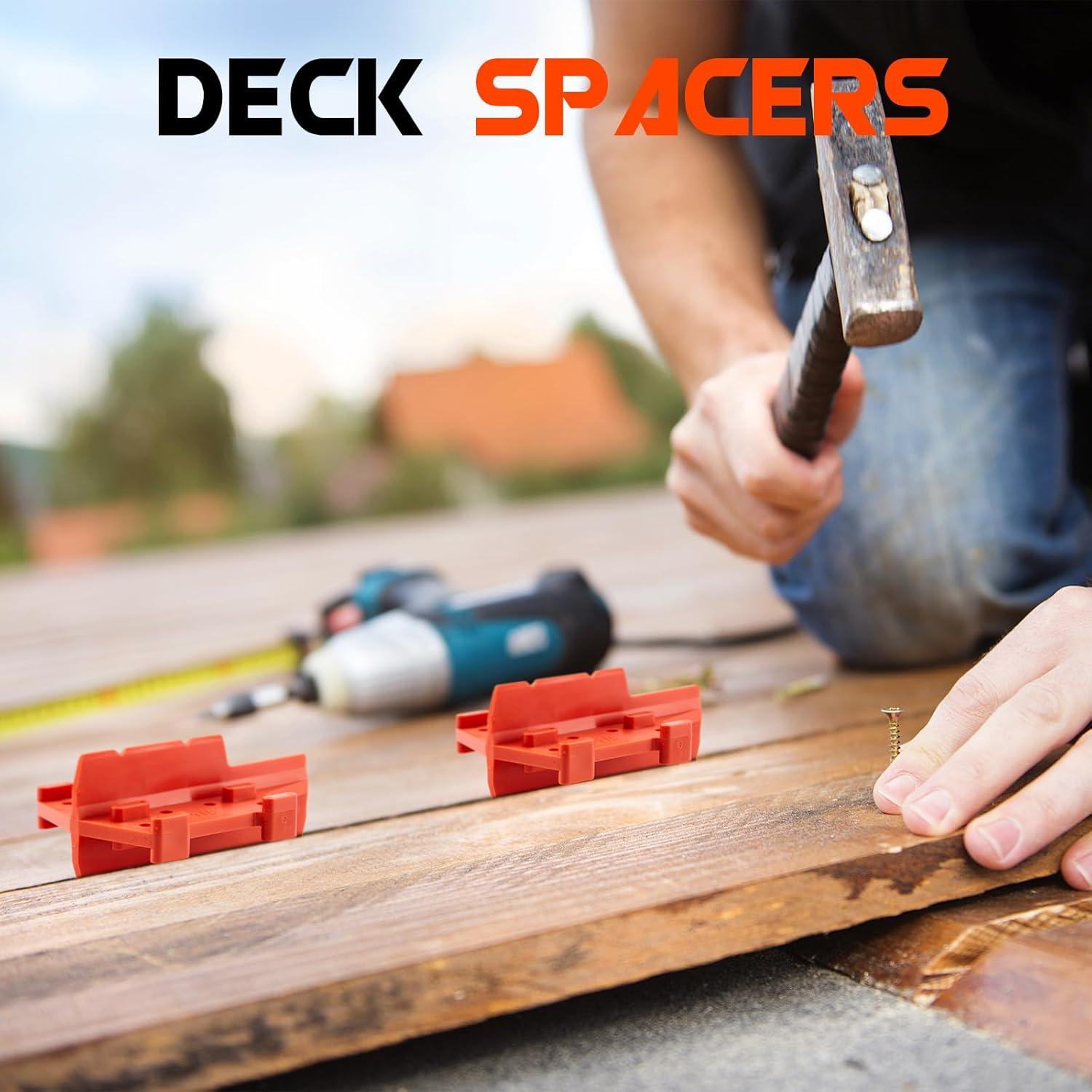 4 Espaciadores de Deck Naranja CroBlissful 1/8" y 3/16"