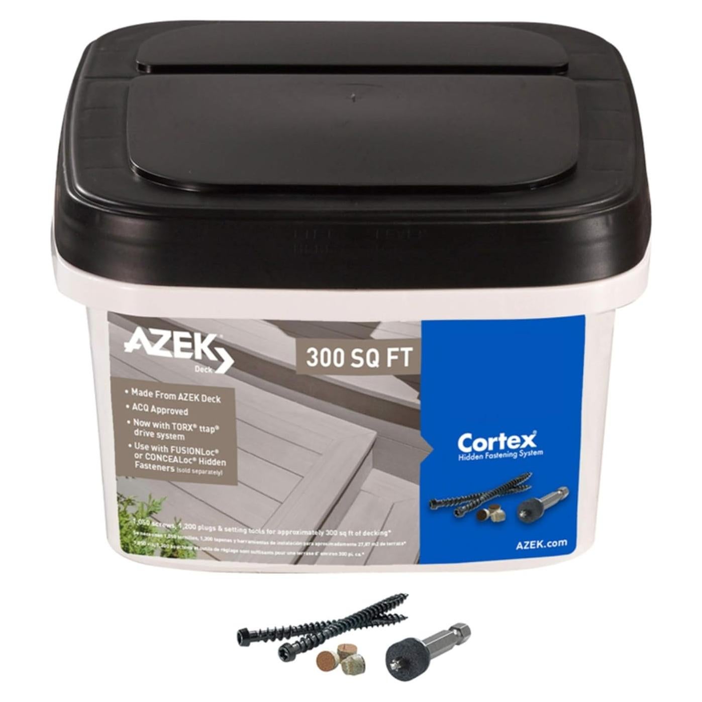 Sujetador de Deck Oculto Azek Cortex 6.4 cm Torx TTAP 1050 unidades