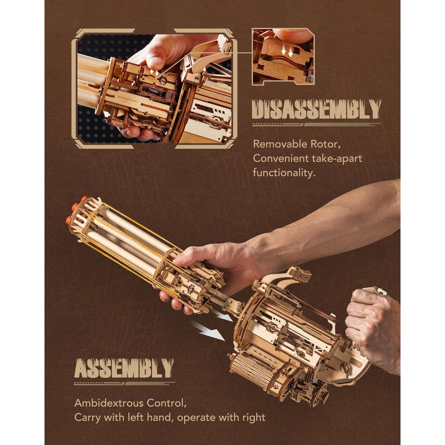 Rompecabezas 3D ROKR Máquina de Barril Rotatorio 412 Piezas