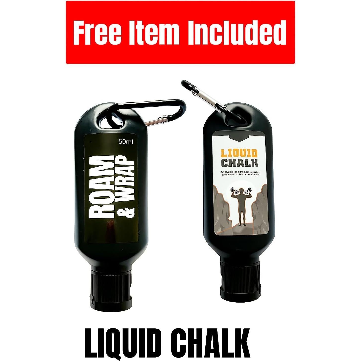 Ganchos de Levantamiento de Pesas Roam & Wrap - Neopreno Grueso