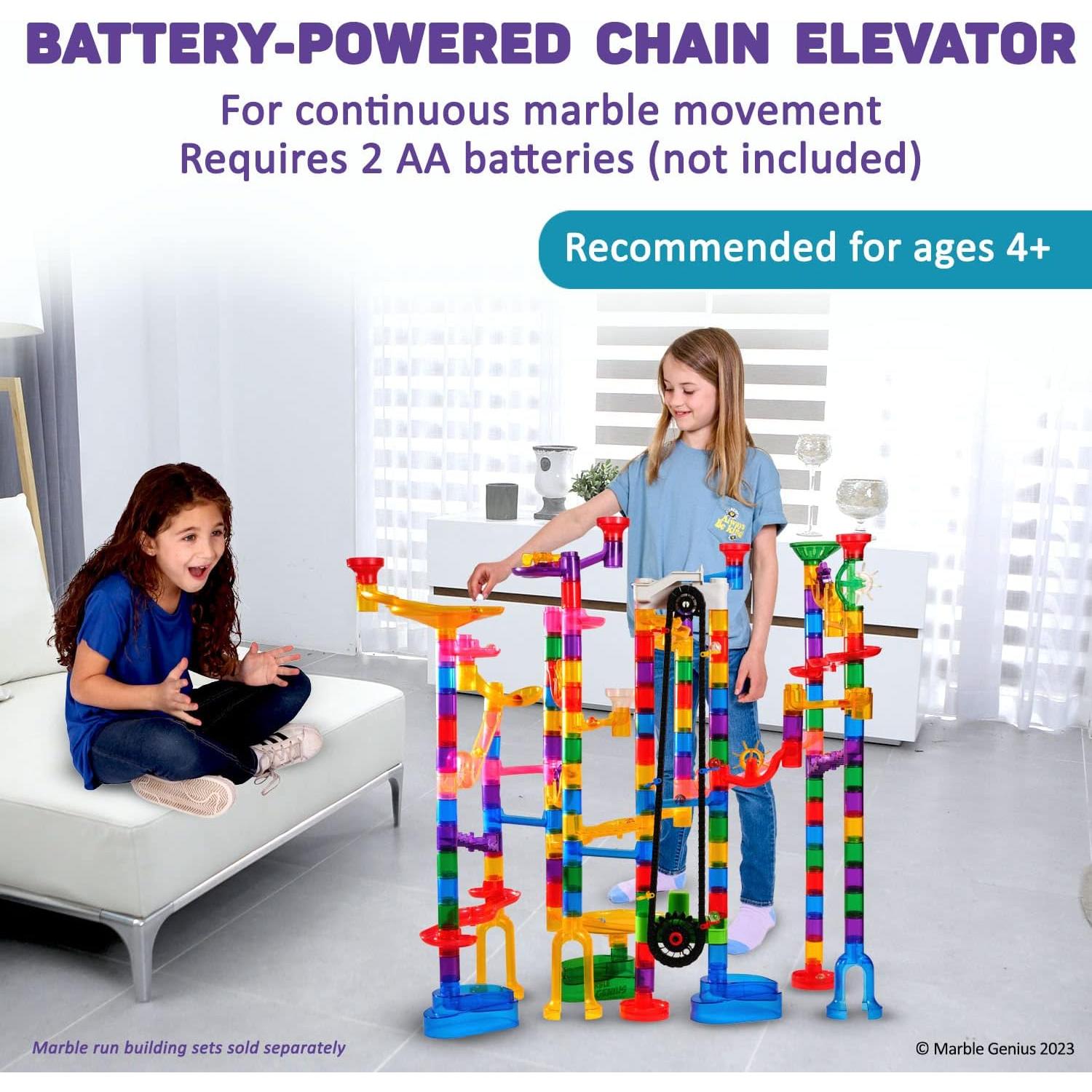 Elevador de Cadena Automático Marble Genius - Accesorio para Carreras de Canicas