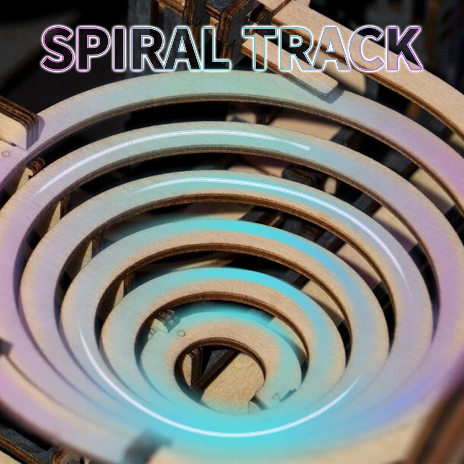 Kit de Carrera de Canicas 3D ROEOLNIL - Rompecabezas de Madera