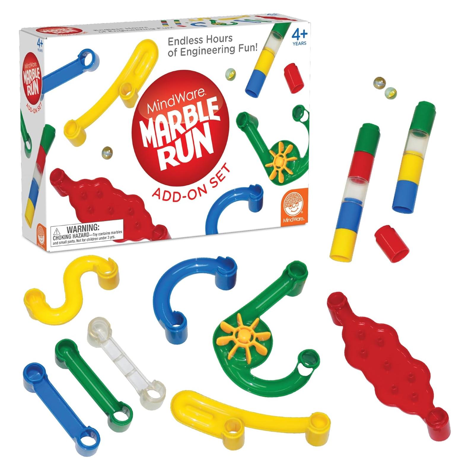 Conjunto de Pistas de Canicas MindWare Marble Run 103 Piezas