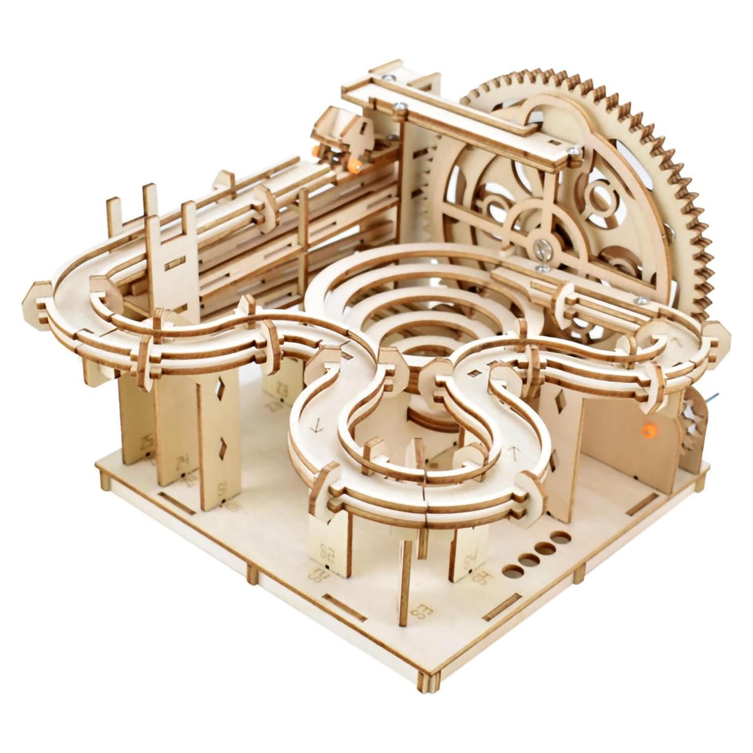 Rompecabezas 3D de Madera Ahyuan Carrera de Canicas 20x20cm