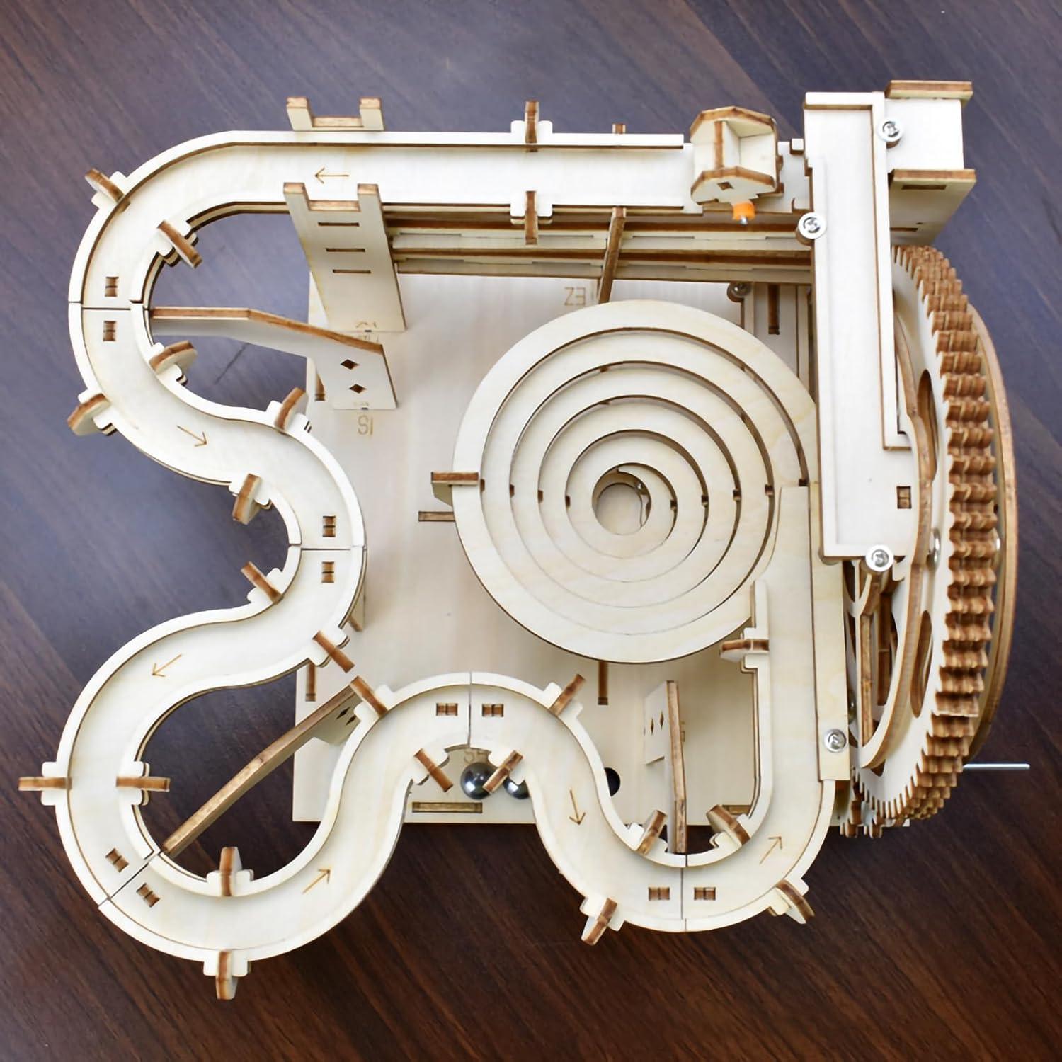 Rompecabezas 3D de Madera Ahyuan Carrera de Canicas 20x20cm