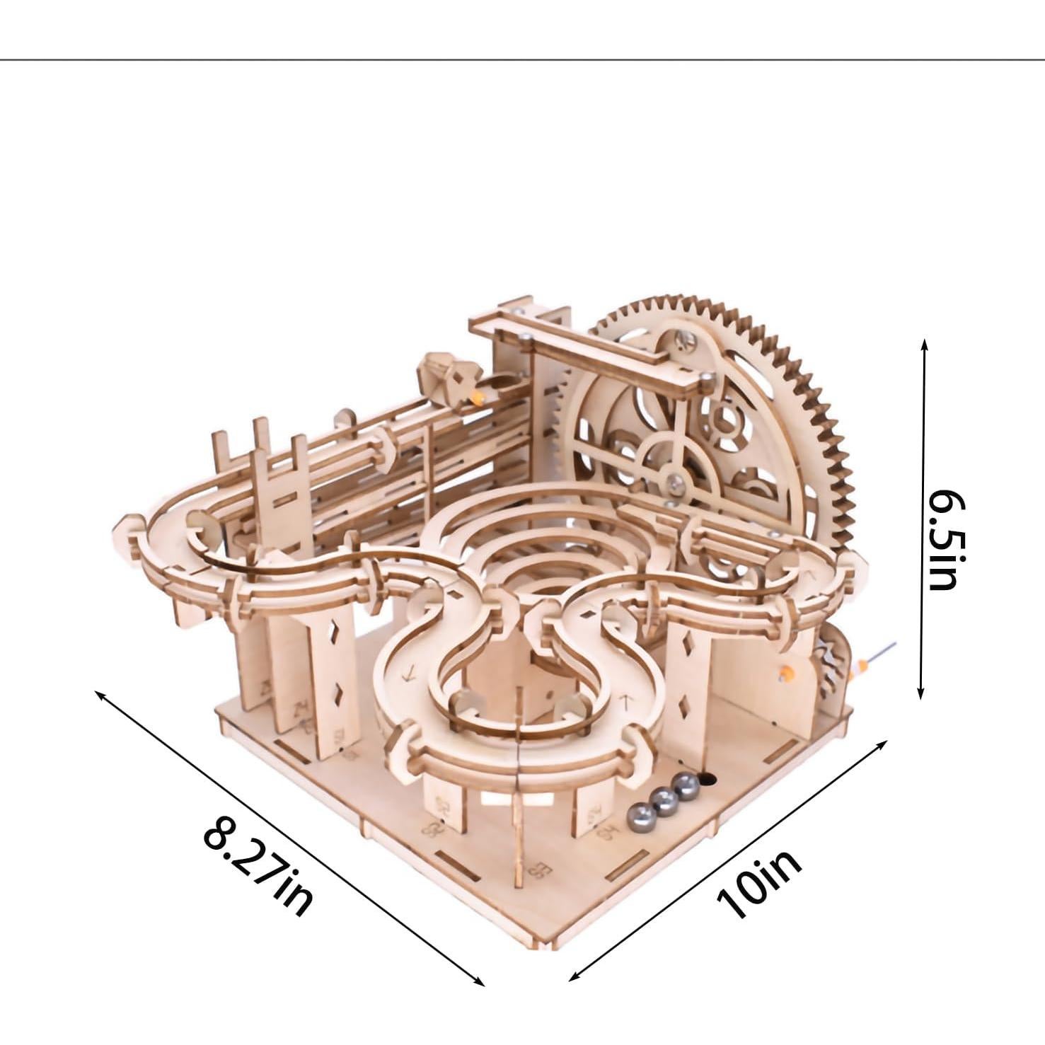 Rompecabezas 3D de Madera Ahyuan Carrera de Canicas 20x20cm