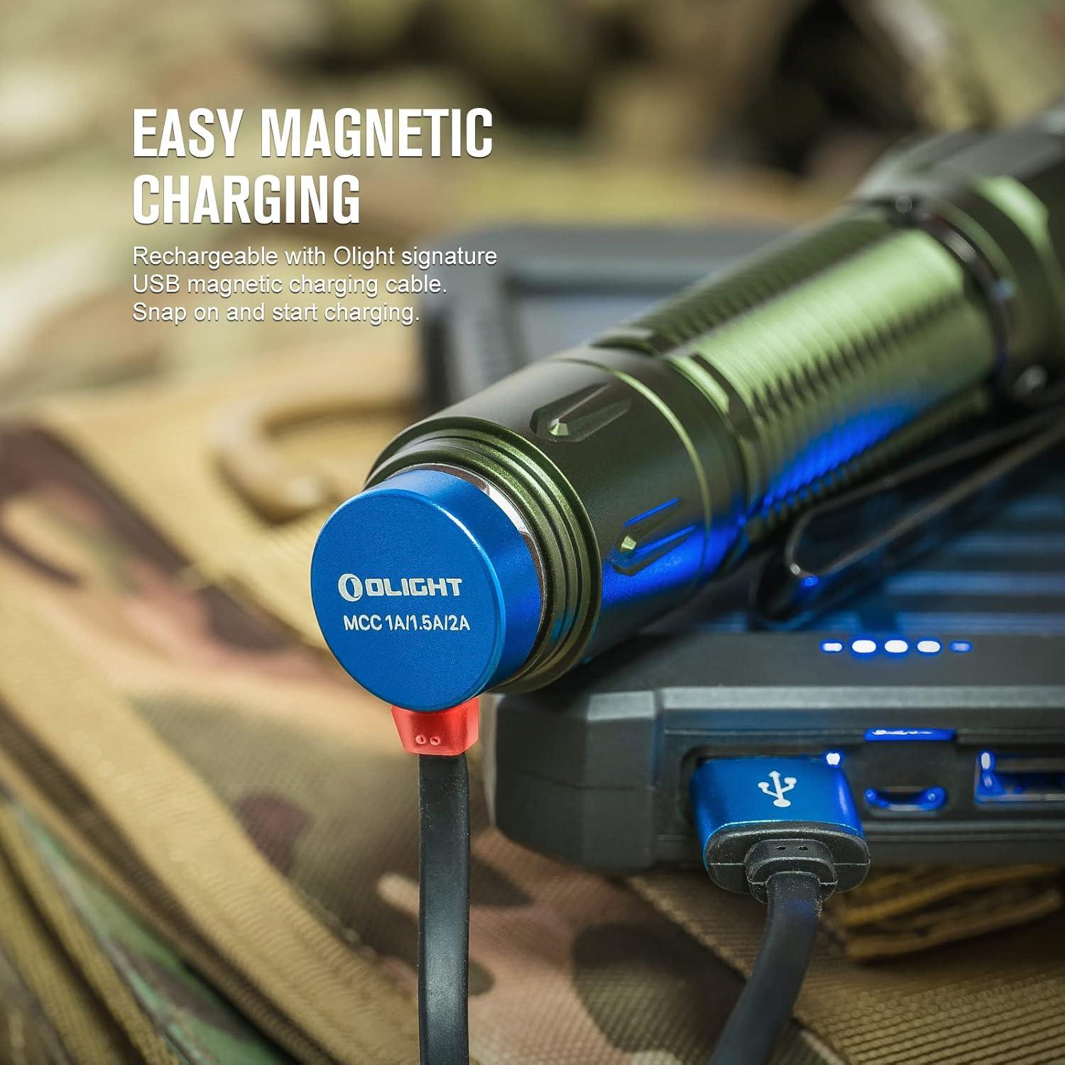 Linterna Táctica OLIGHT Warrior 3S 2300 Lúmenes Recargable