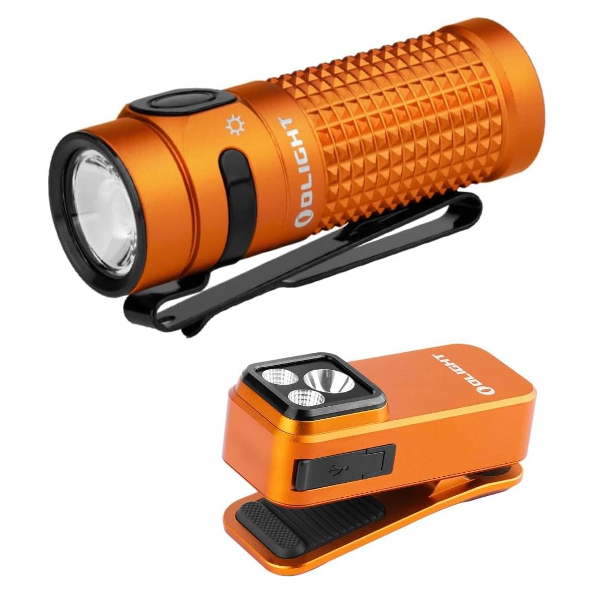 Linterna EDC OLIGHT Baton4 1300 Lúmenes Recargable con Oclip Pro