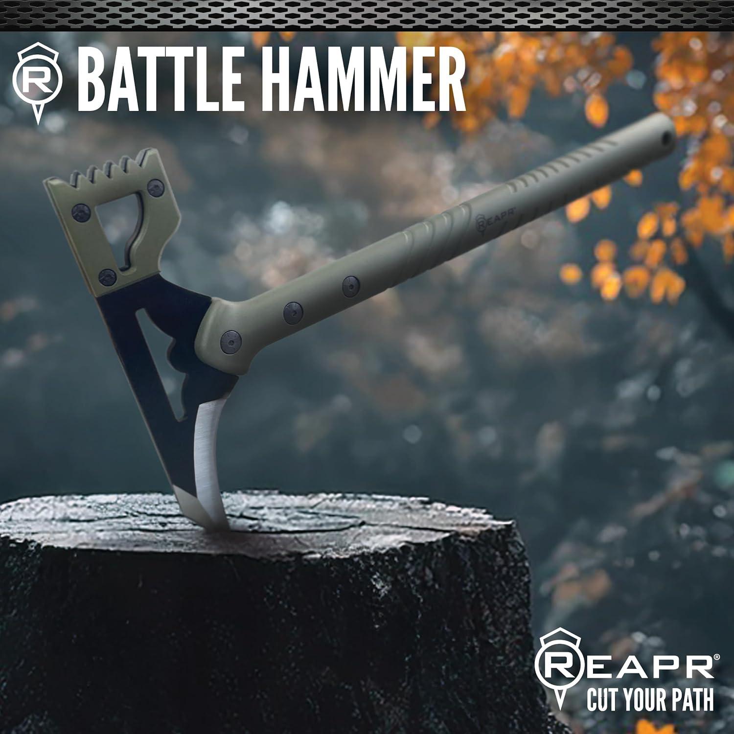 Martillo de Batalla Reapr 39.4 cm con Cuchilla de 3.2 cm y Funda