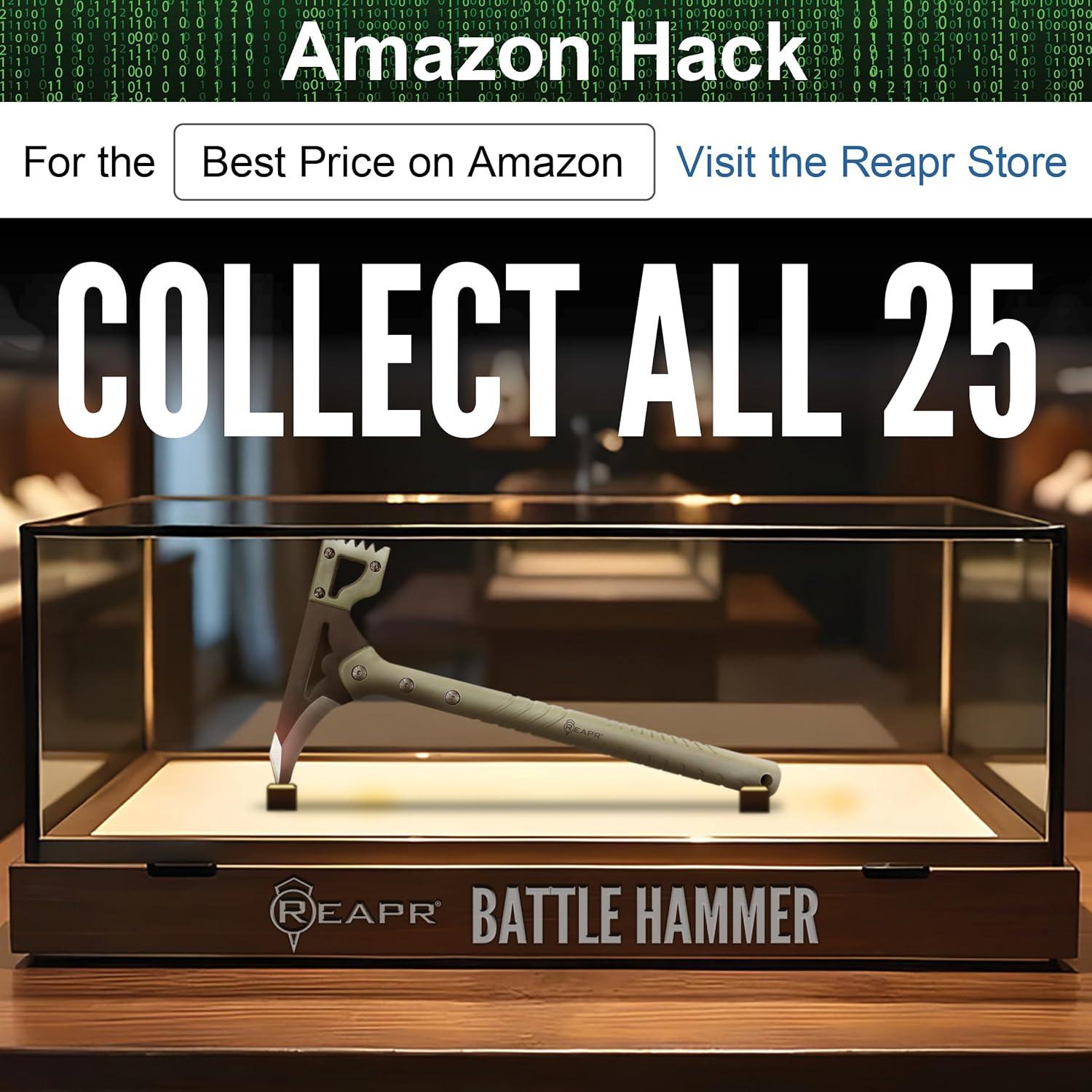 Martillo de Batalla Reapr 39.4 cm con Cuchilla de 3.2 cm y Funda