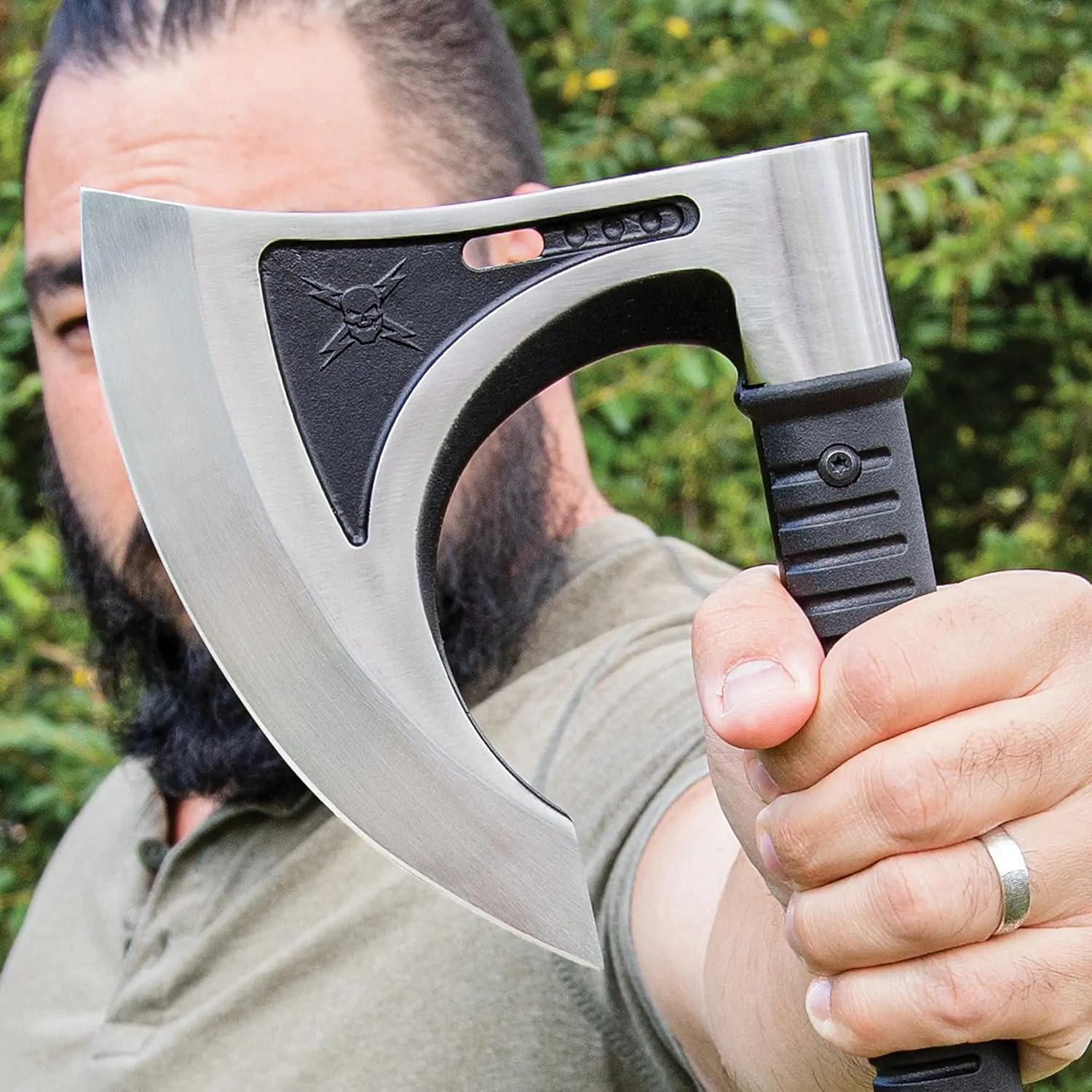 Hacha Vikinga M48 con Funda | Acero Inoxidable 3Cr13 | 69.85 cm