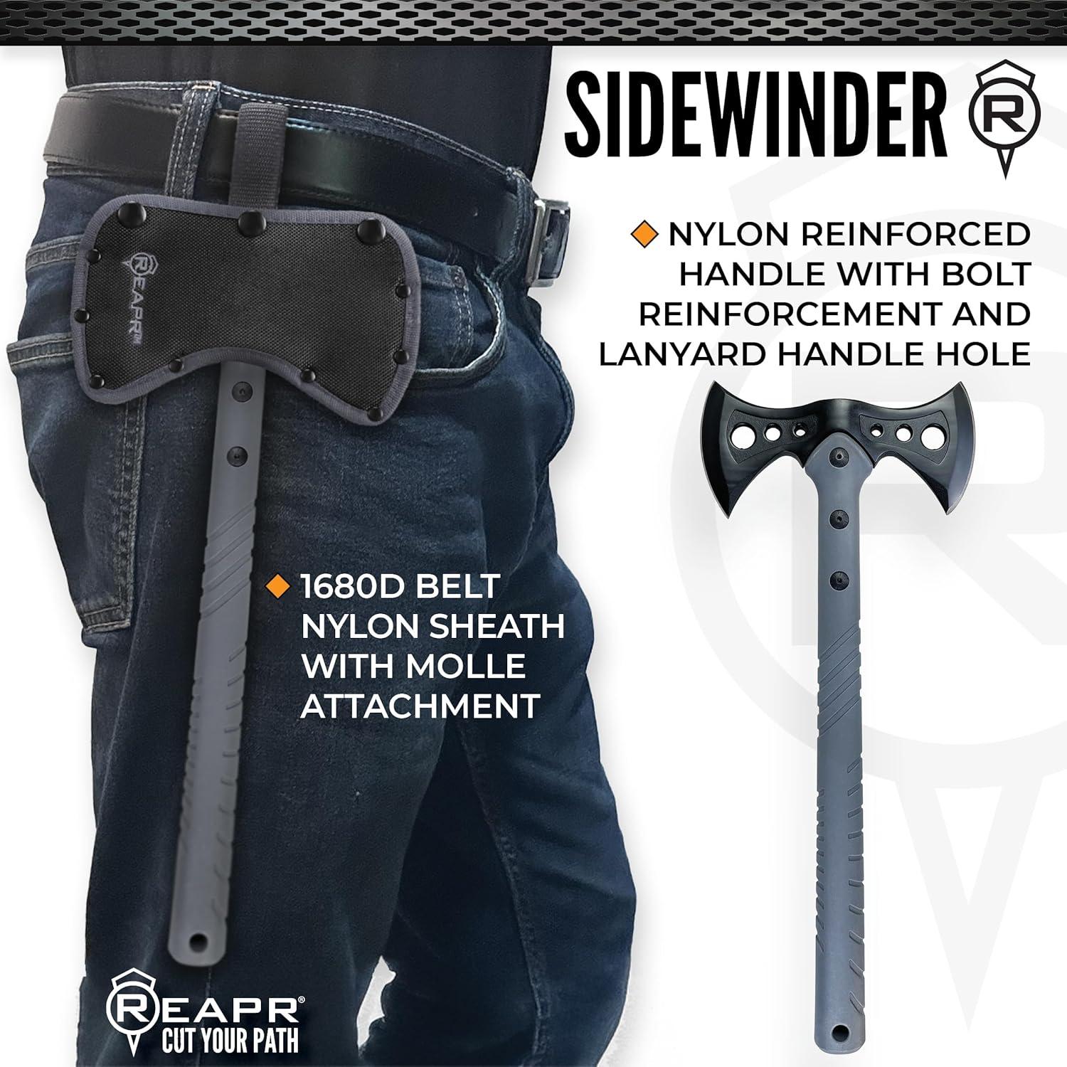 Hacha Táctica Reapr Sidewinder 40.64 cm Acero Inoxidable Nylon